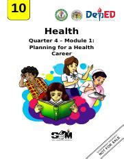 health quarter 4 module 1 grade 10|Health.